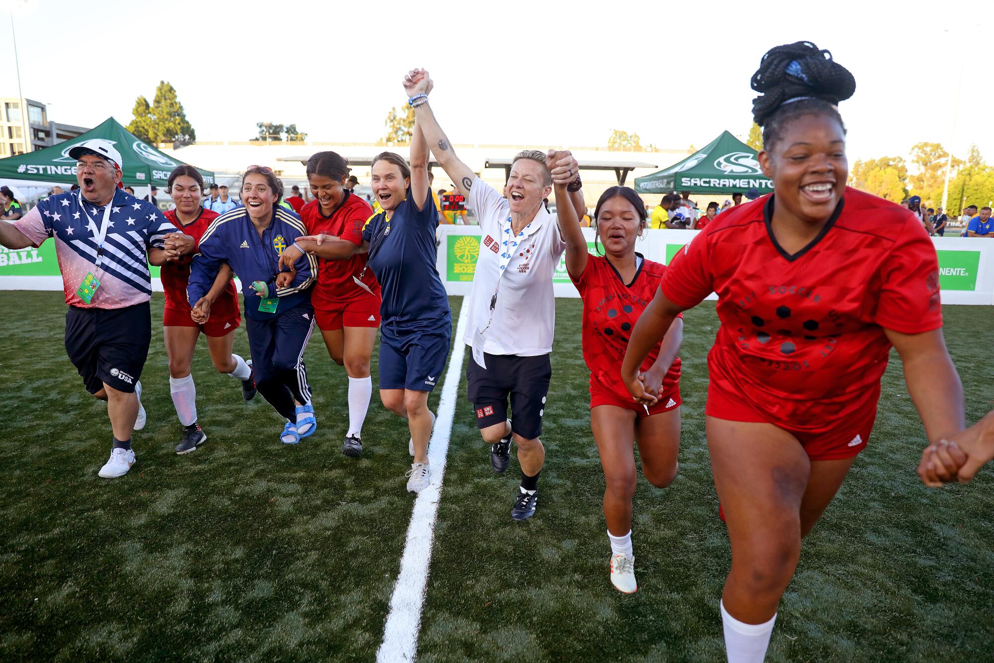 They laughed at first, then they were cool with it': Meet soccer's