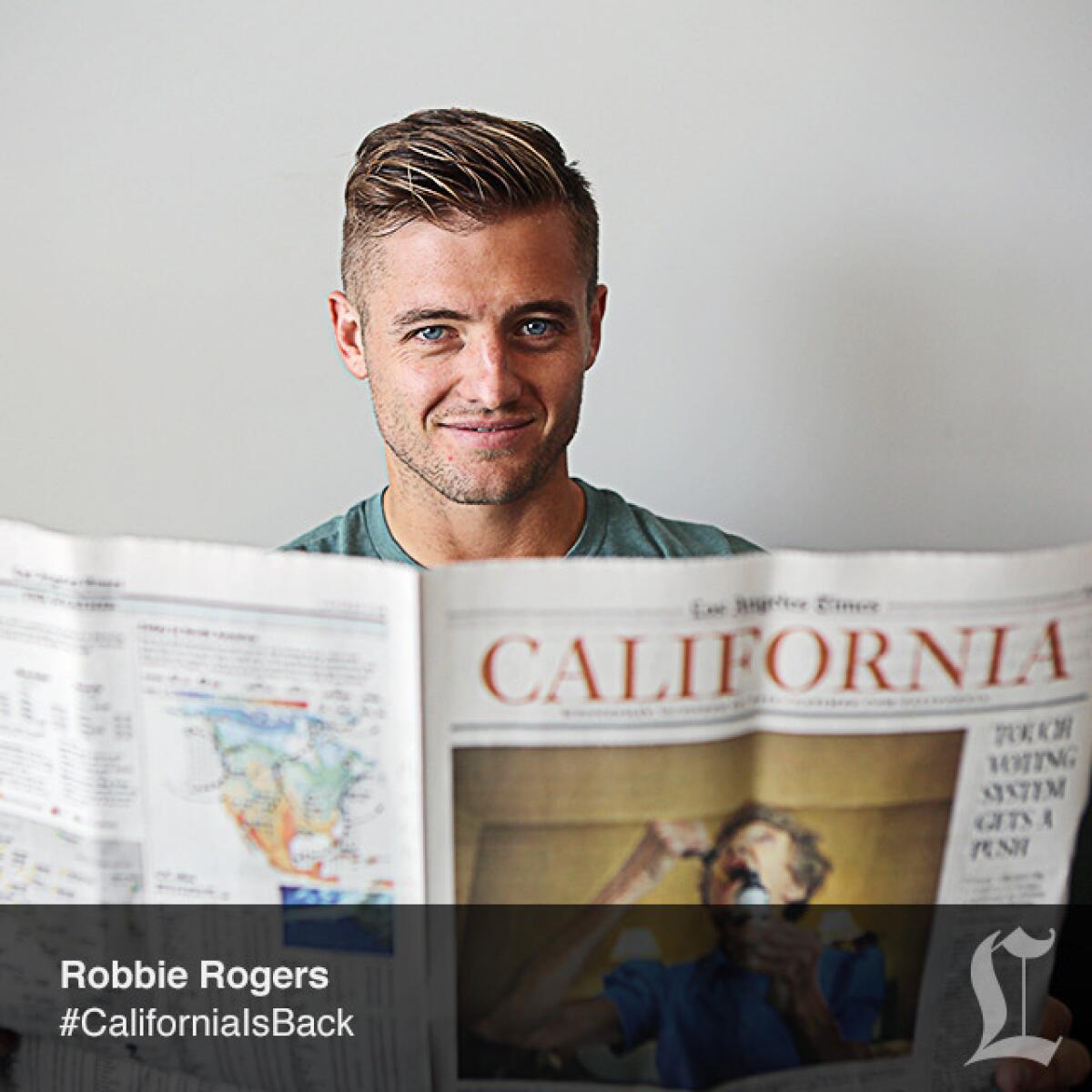 Robbie Rogers, LA Galaxy.