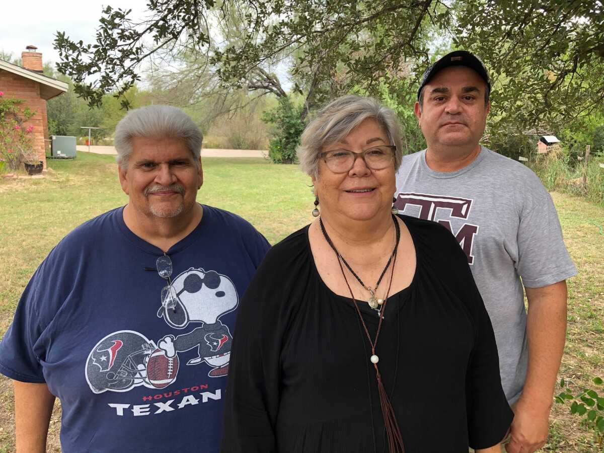 Joel Garza, Maria Elia Ramos and Rosbell "Ross" Barrera, Latino Trump voters in the Rio Grande Valley.