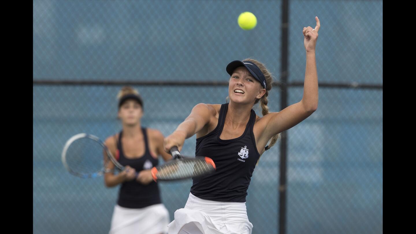 Photo Gallery: Newport Harbor girls' tennis vs. Northwood