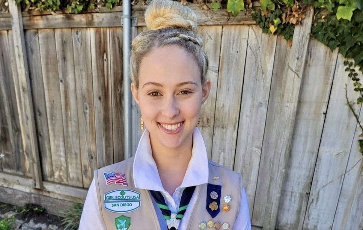 Coronado student Nevaeh Henrich, 17, received a rarely awarded Girl Scout Medal of Honor for helping save a life.