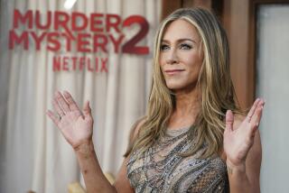 Jennifer Aniston arrives at the premiere of "Murder Mystery 2" on March 28, 2023, at the Regency Village Theatre in LA