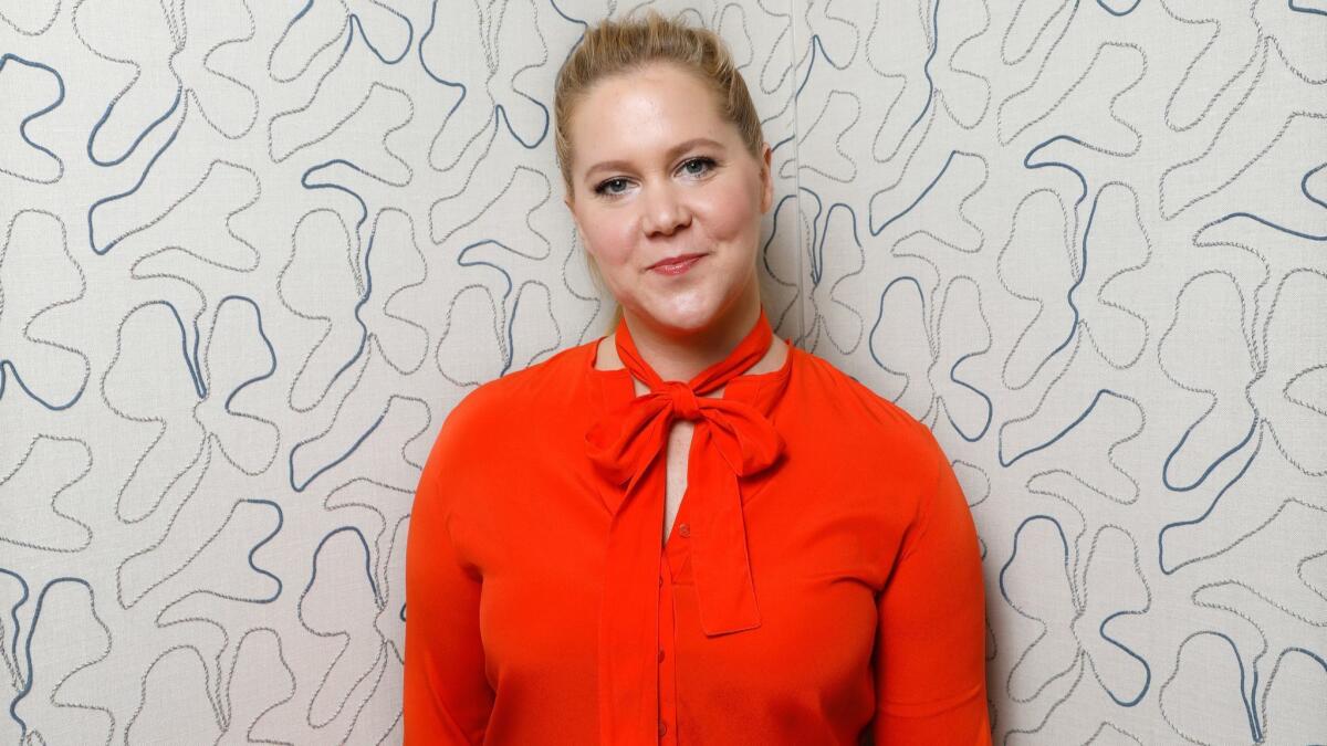 Actor Amy Schumer, of "I Feel Pretty" and "Trainwrecked."