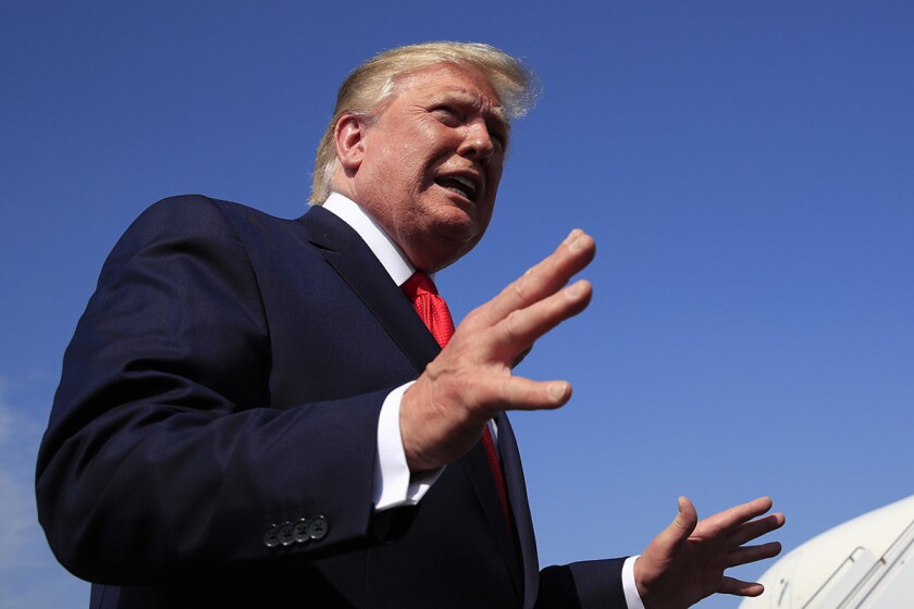 Trump Ofrece Ayuda Militar A Mexico Los Angeles Times