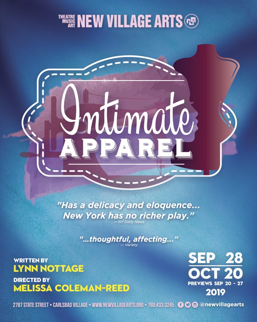 A photo of the ‘Intimate Apparel’ Poster