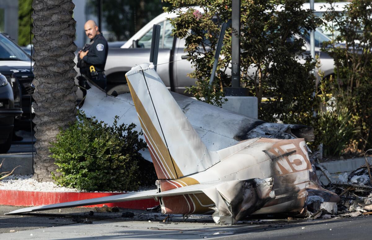 Two people were critically injured in a single-engine plane crash on W 126th Street near Hawthorne Boulevard in Hawthorne.