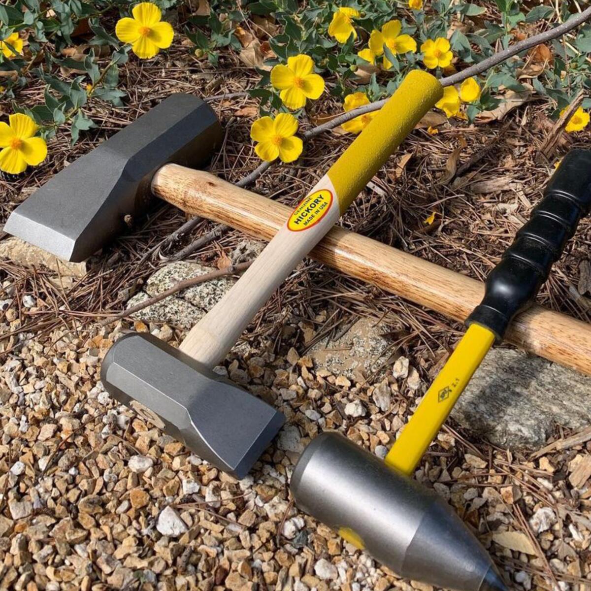 Photo of tools for trail volunteers used by the Lowelifes trail building organization.