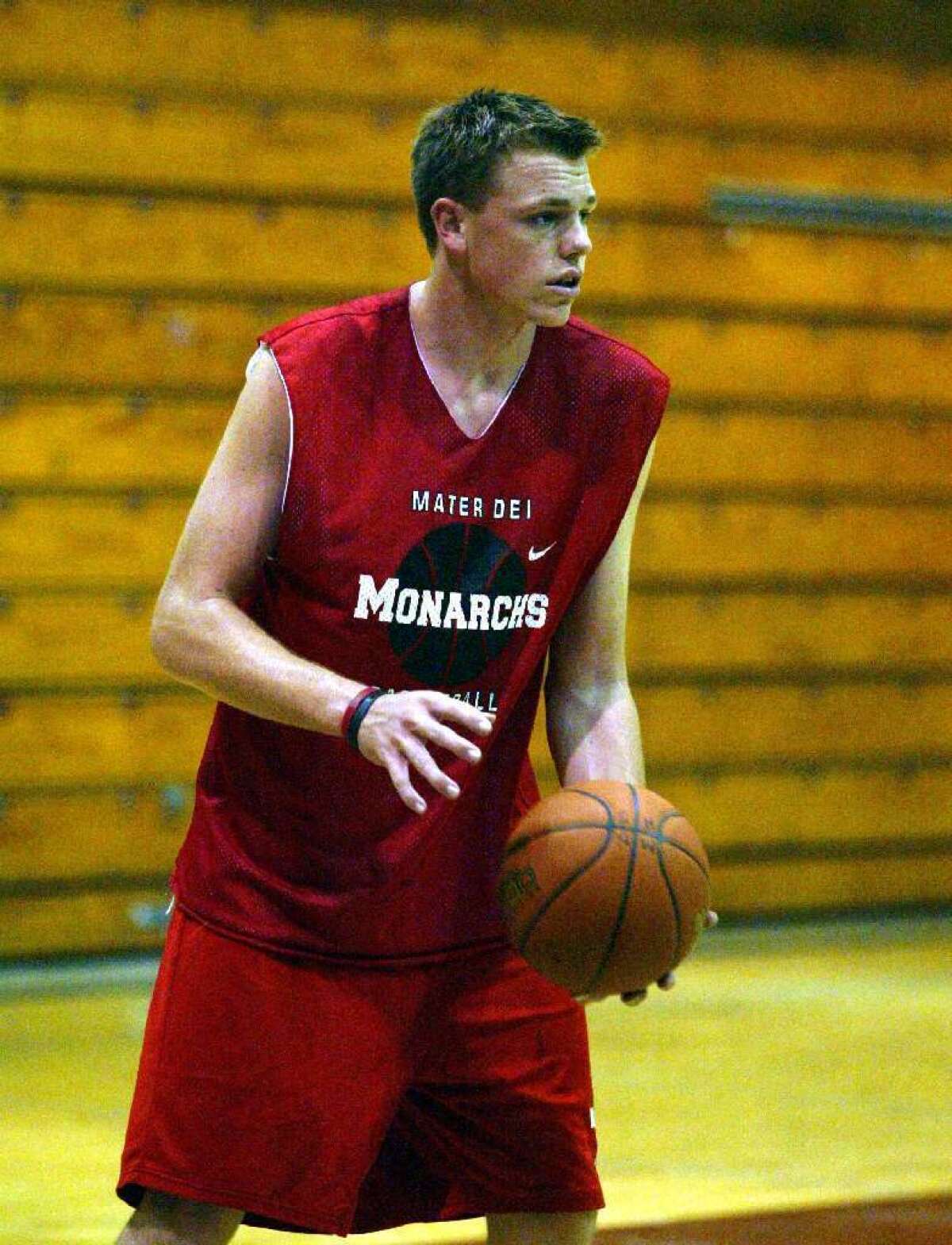 Taylor King, in 2003 when he played for Mater Dei, is back playing basketball again.
