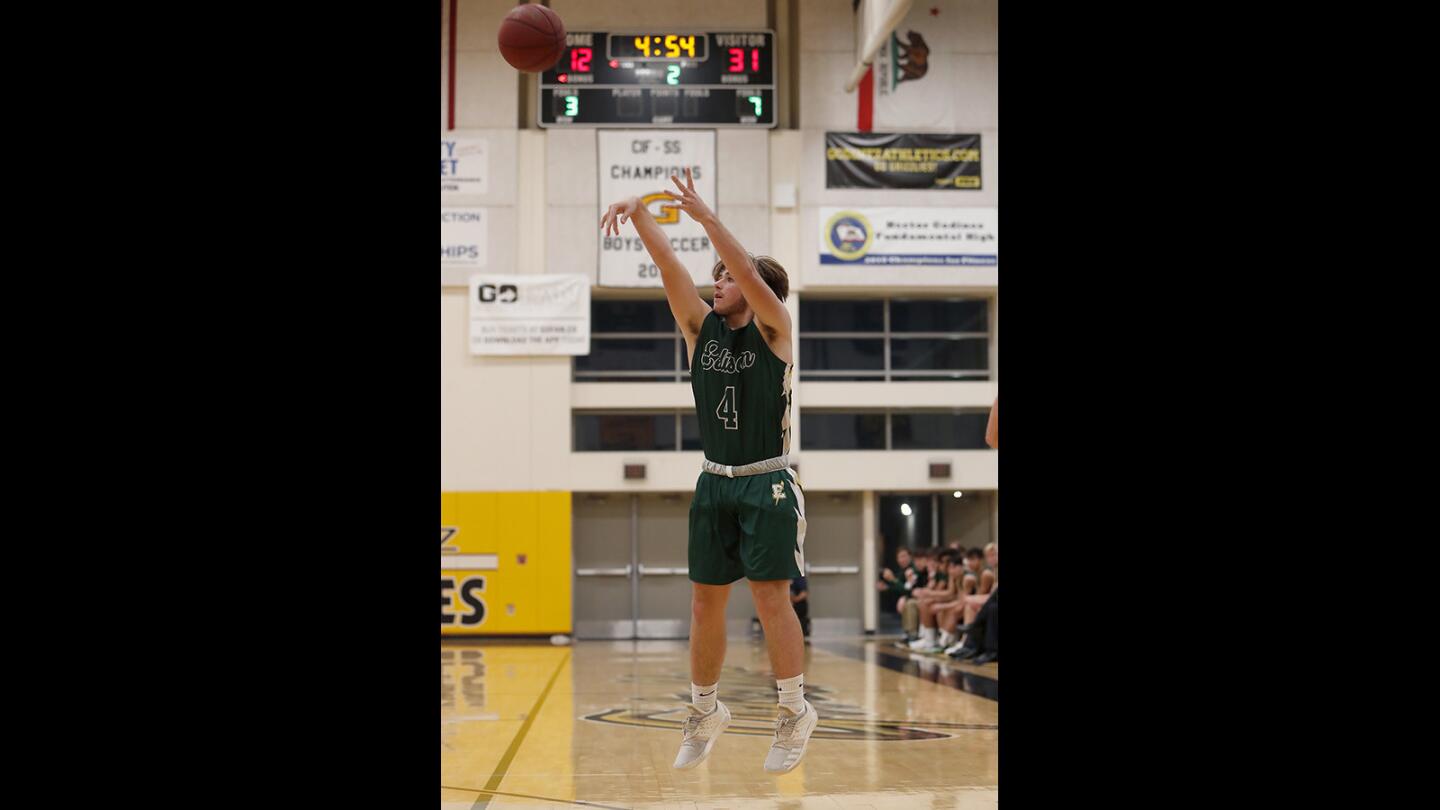 Photo Gallery: Edison vs. Calvary Chapel in boys’ basketball