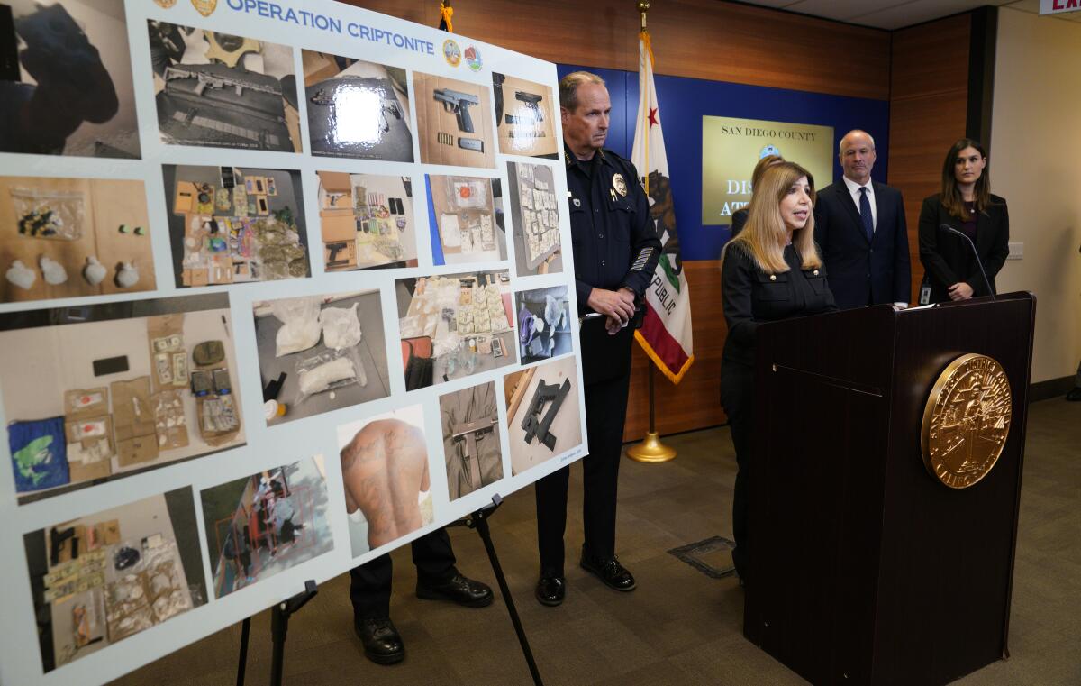 District Attorney, Summer Stephan announced 51 indictments related to an illegal drug market 