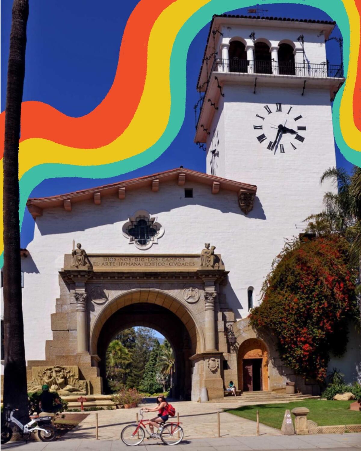 Kamala Harris and Doug Emhoff were married at the Santa Barbara courthouse.