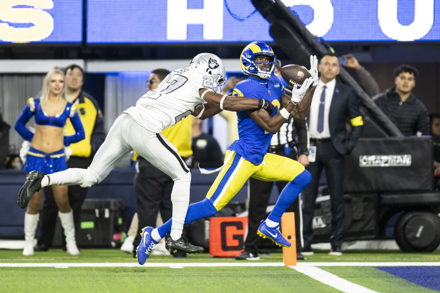 Rams' receiving trio grabs at chance to shine with stars sidelined