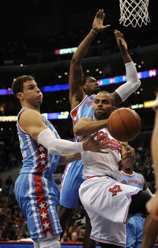 Blake Griffin, Tony Parker, DeAndre Jordan