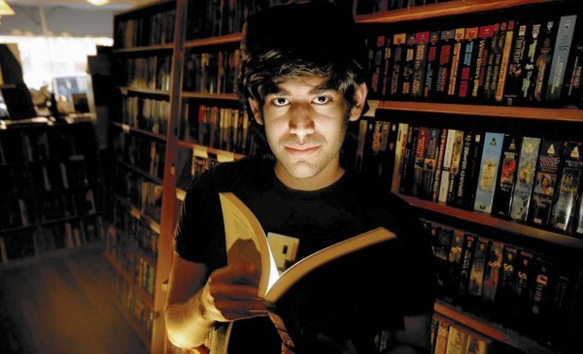 A scene from the doucmentary "The Internet's Own Boy: The Story of Aaron Swartz."