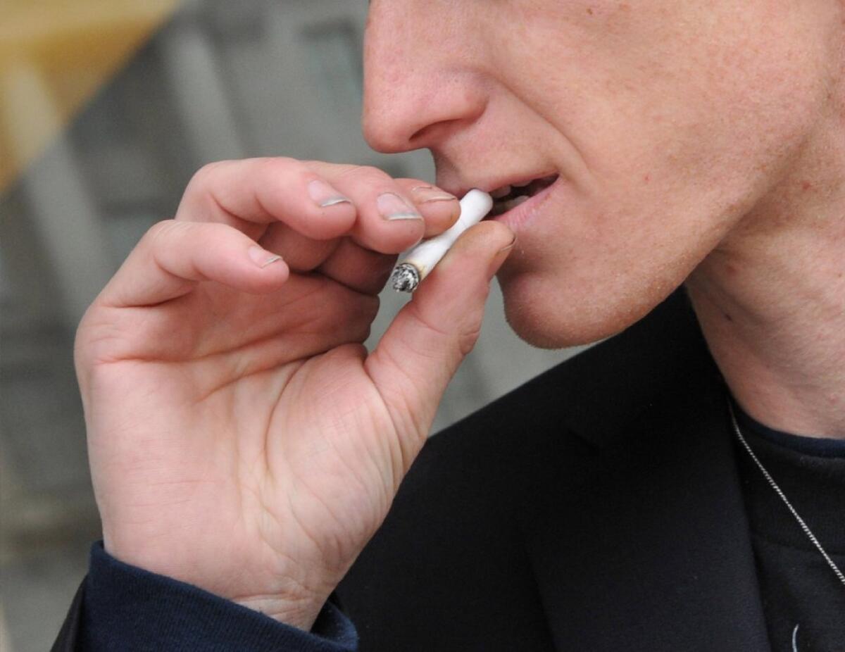 A small but growing number of employers are looking for job applicants who don't smoke.
