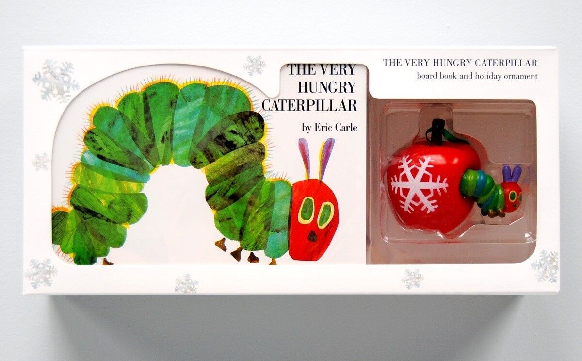 "The Very Hungry Caterpillar" Board Book and Holiday Ornament
