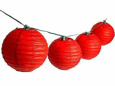 Get festive indoors and out with Chinese paper lanterns; Pottery Barn; $15-$25