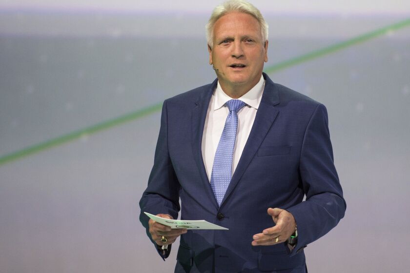 Volkswagen executive Winfried Vahland has resigned just weeks after being name head of the German automaker's North American operations.