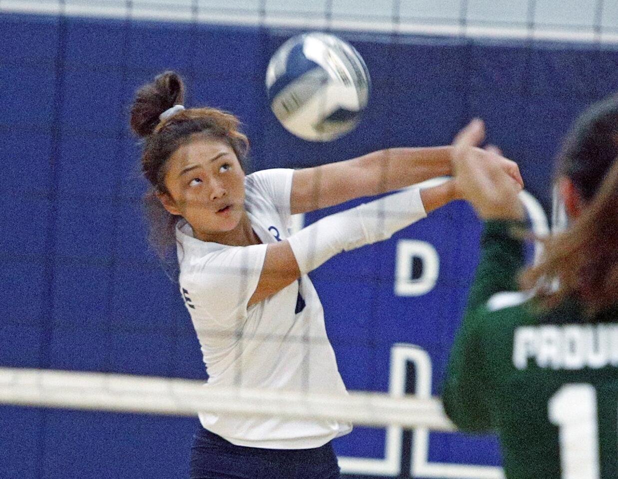 Photo Gallery: Flintridge Prep vs. Providence in Prep League girls' volleyball