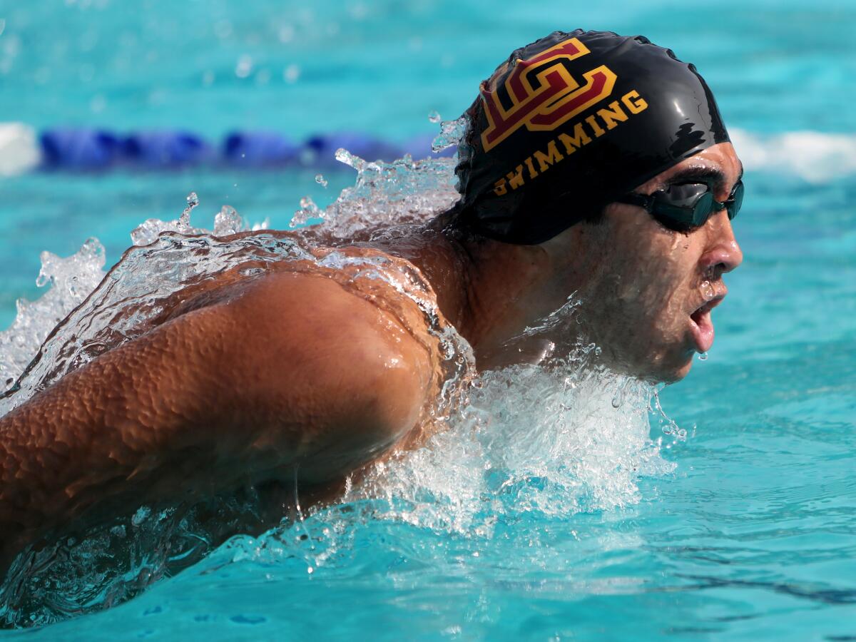 La Cañada High's Danny Syrkin had a wildly successful 2019 season for the Spartans swim team.