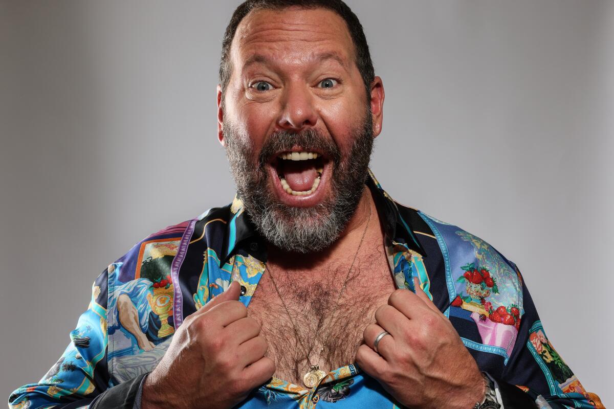 Comedian Bert Kreisher at his studio.