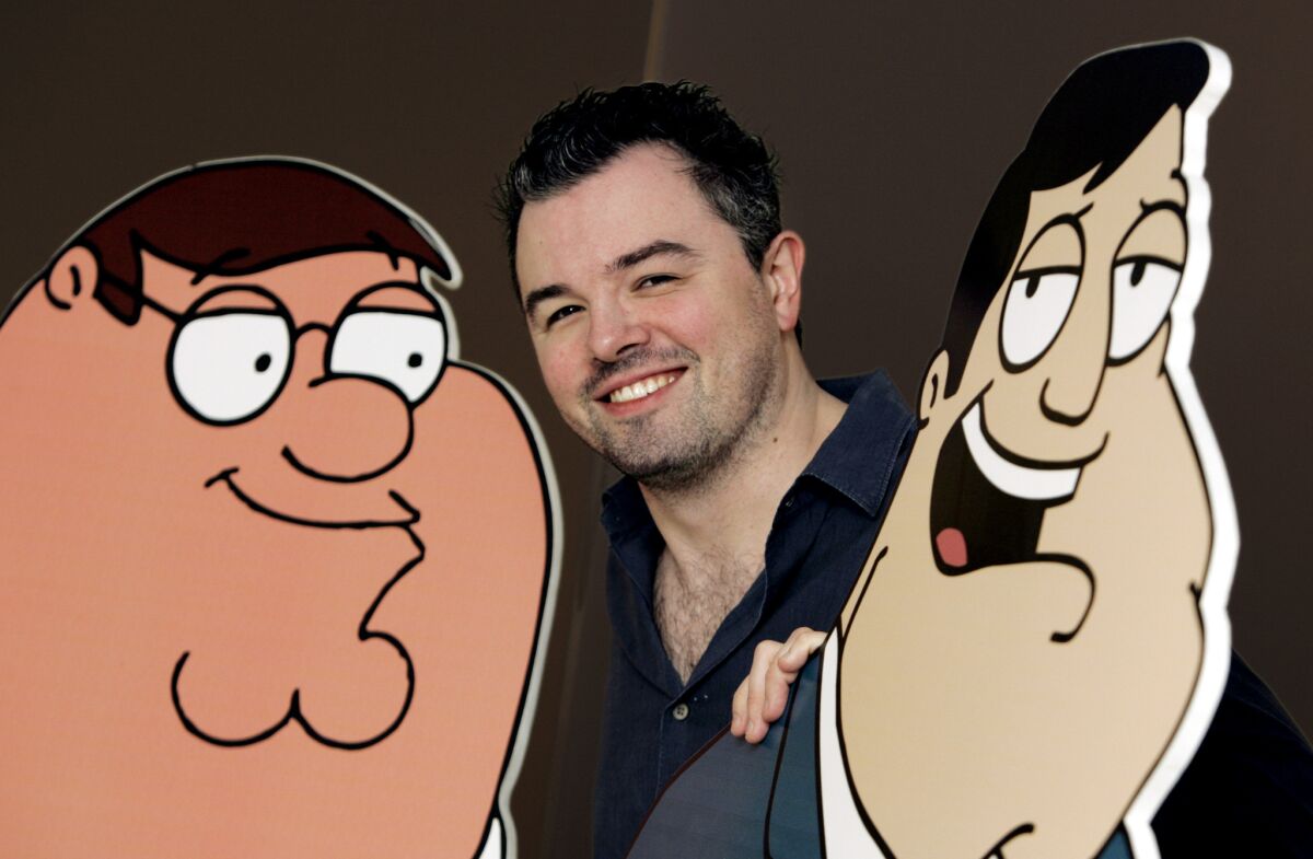 Seth MacFarlane, the creator of the animated series "Family Guy"