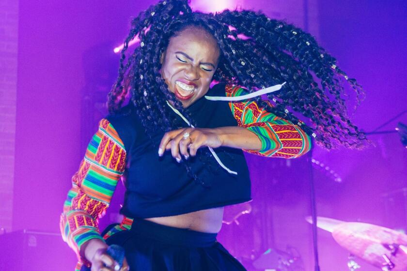 LONDON, ENGLAND - APRIL 26: Nao performs on stage at Village Underground on April 26, 2016 in London, England. (Photo by Joseph Okpako/WireImage) ** OUTS - ELSENT, FPG, CM - OUTS * NM, PH, VA if sourced by CT, LA or MoD **