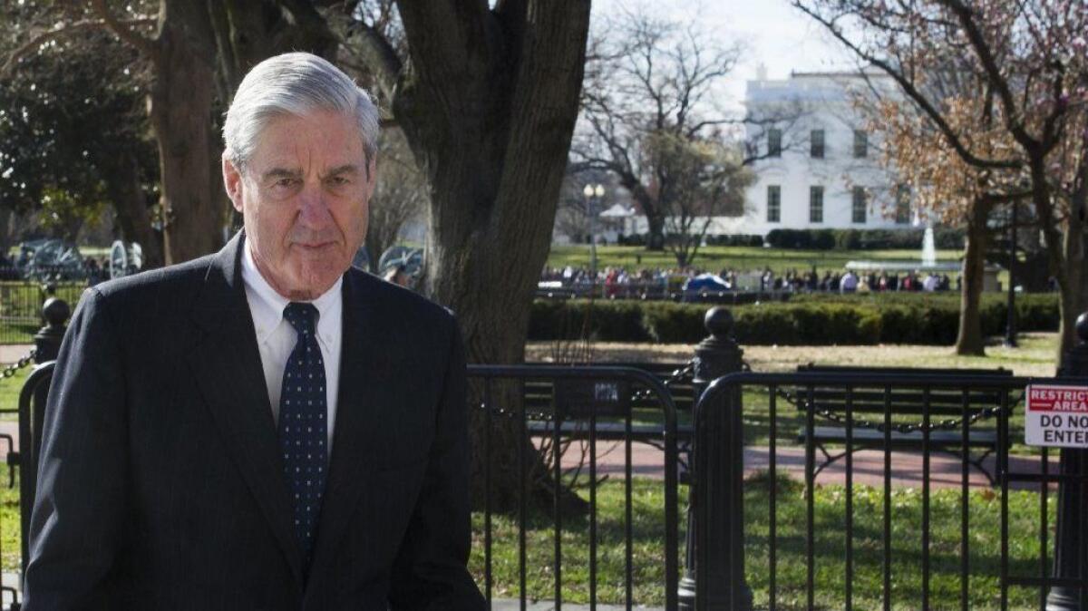 Special counsel Robert S. Mueller III.