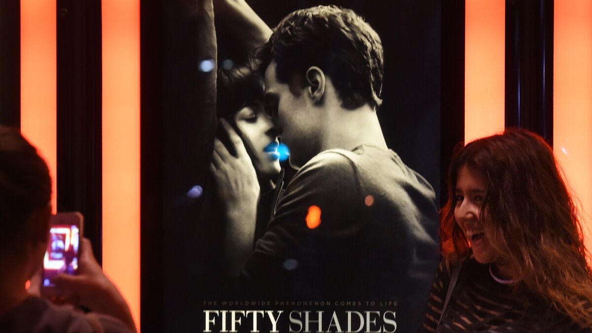 Nearly 70% of "Fifty Shades" moviegoers through Sunday were female. The movie racked up $94 million in domestic ticket sales since its Friday opening.