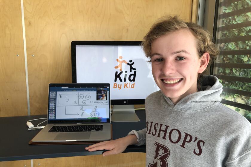 Daxton Gutekunst, a 15-year-old sophomore at The Bishop's School, started a tutoring nonprofit two years 