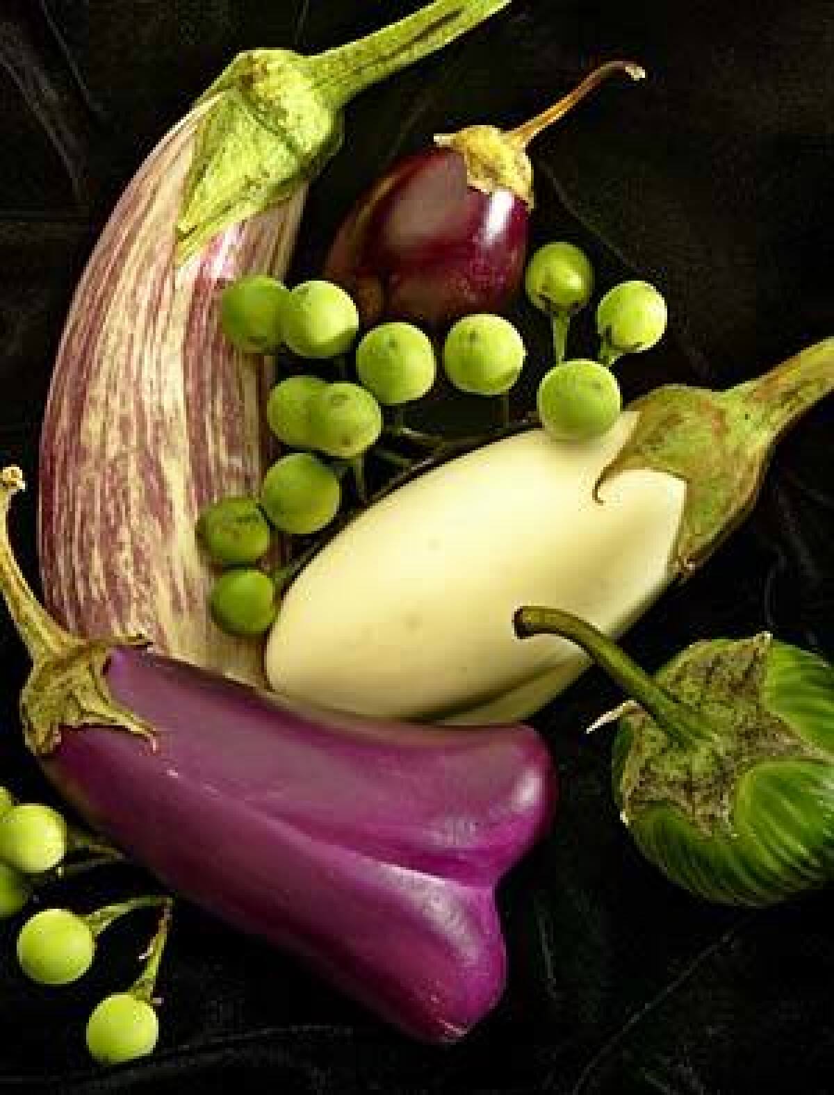 ALL IN THE FAMILY: Call it eggplant or call it aubergine - whatever the name, shape or color, its flavor is always sweet and earthy.