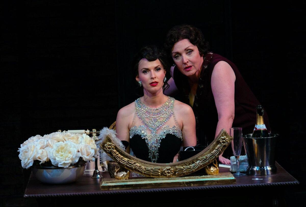 Allison Spratt Pearce (left) and Linda Libby in “Gypsy” at Cygnet Theatre Ken Jacques