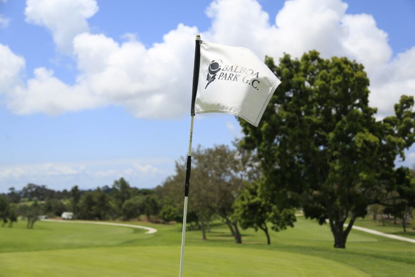 The Balboa Park Golf Course is irrigated with drinking water, amid the drought.