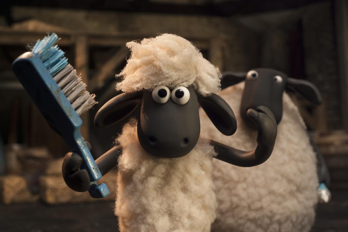 Shaun in "Shaun the Sheep."