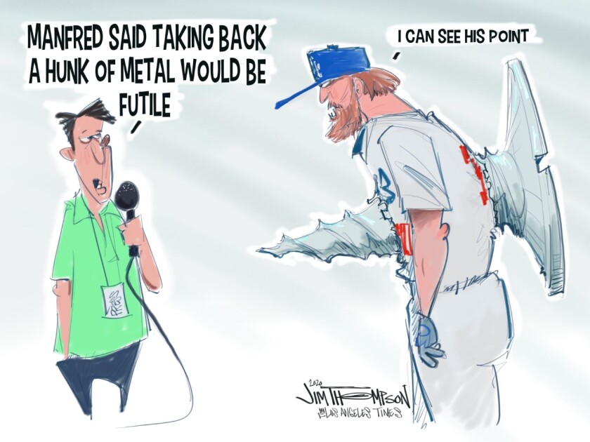 Dodgers cartoon