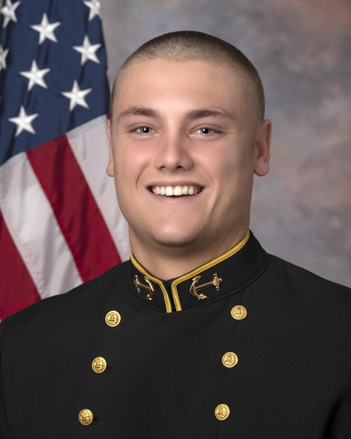 Laguna Beach native Cole McKechnie has been inducted into the Naval Academy's class of 2025.