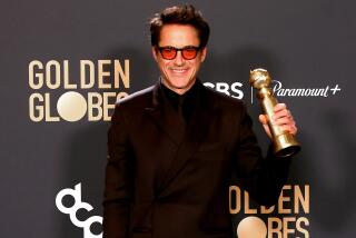 Robert Downey Jr. celebrates