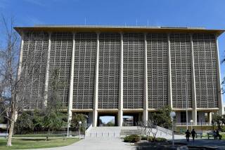 The Fresno County Superior Courthouse at 1100 Van Ness Ave. in Fresno.