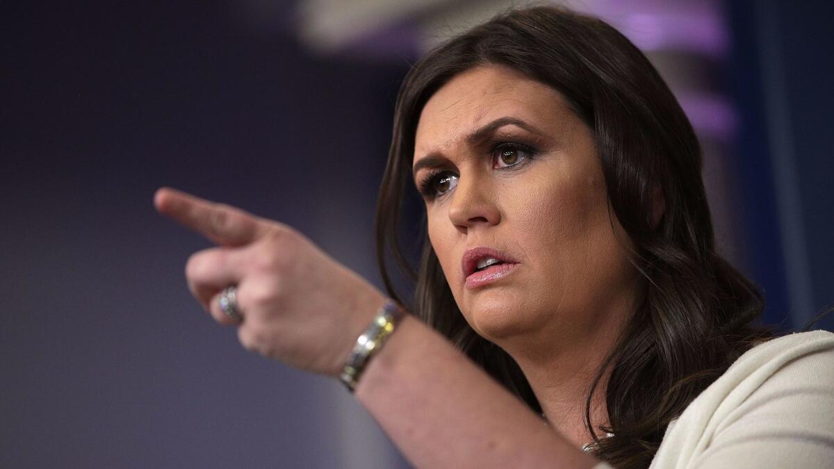 Press Secretary Sarah Huckabee Sanders rejected the notion that the White House frequently is untruthful. “We believe the truth is fundamental and to suggest otherwise is outrageously insulting," she said by email.