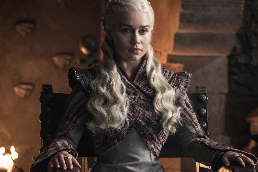 Season 8: Emilia Clarke portrays Daenerys Targaryen on "Game of Thrones."