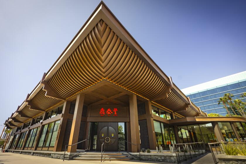 Din Tai Fung opens in the Downtown Disney District at the Disneyland Resort in Anaheim.