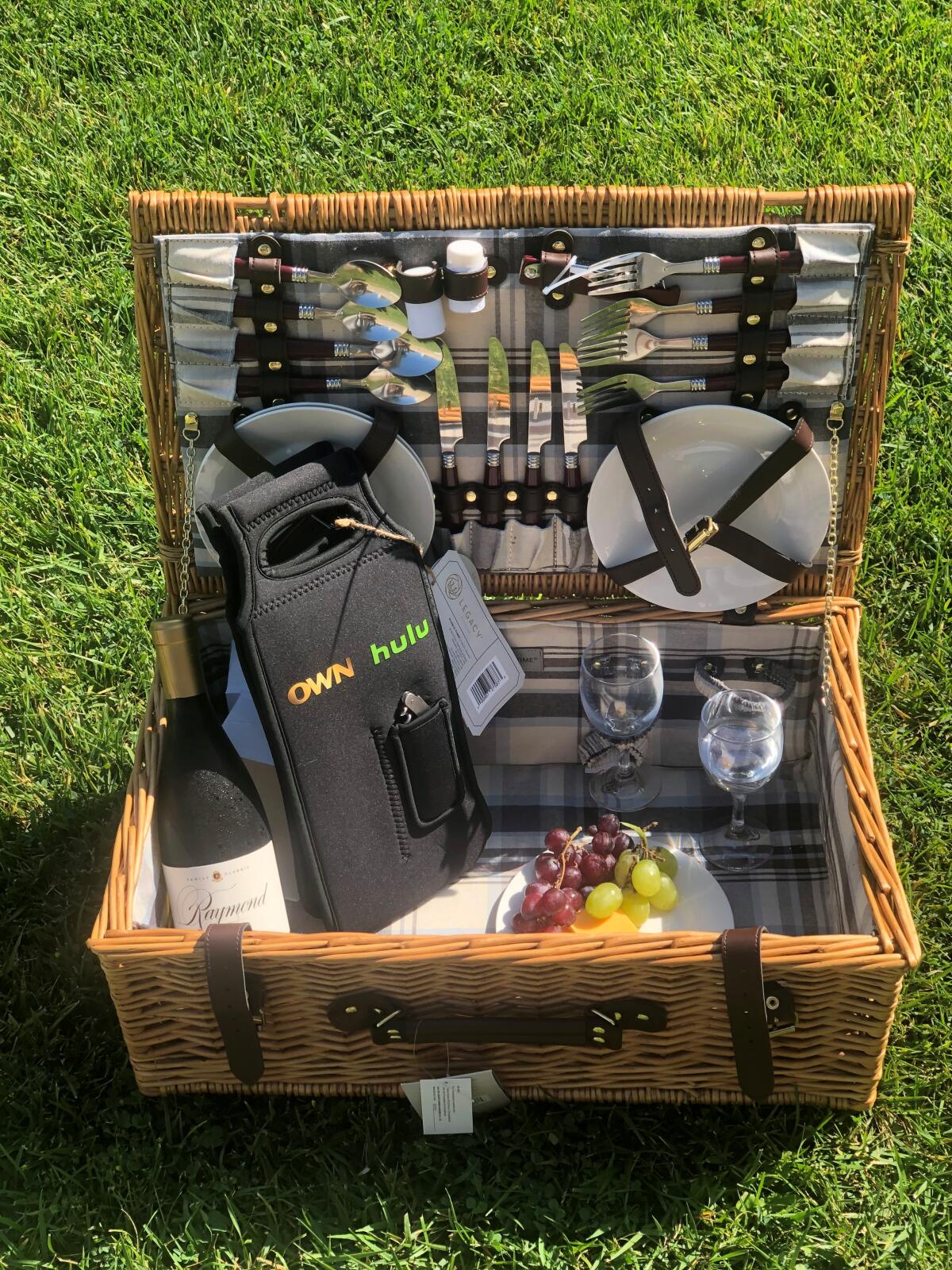 Michelle La Greca's Apia Marketing Solutions created this basket for the Oprah Winfrey Network and Hulu.