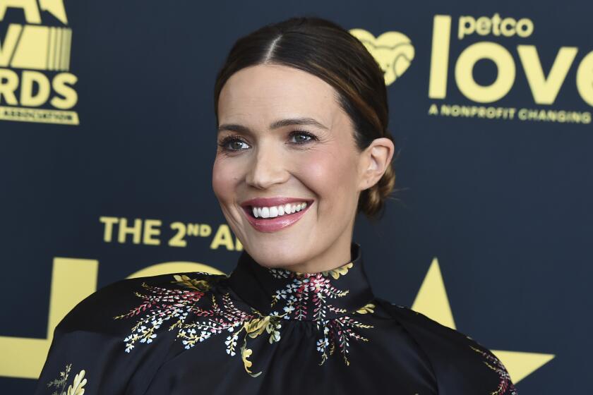 Mandy Moore arrives at the 2nd annual Hollywood Critics Association TV Awards on Saturday, Aug. 13, 2022, at the Beverly Hilton hotel in Beverly Hills, Calif. (Photo by Jordan Strauss/Invision/AP)