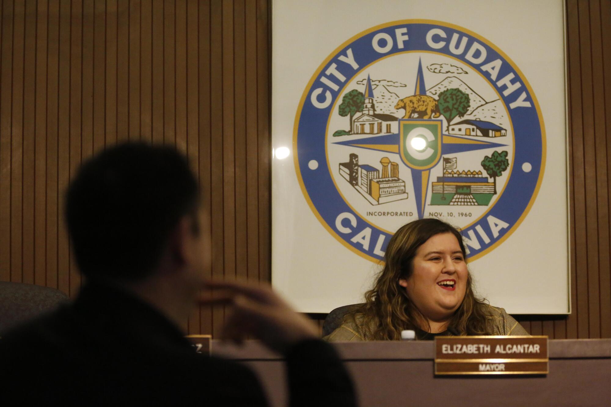 Then-Cudahy Mayor Elizabeth Alcantar 