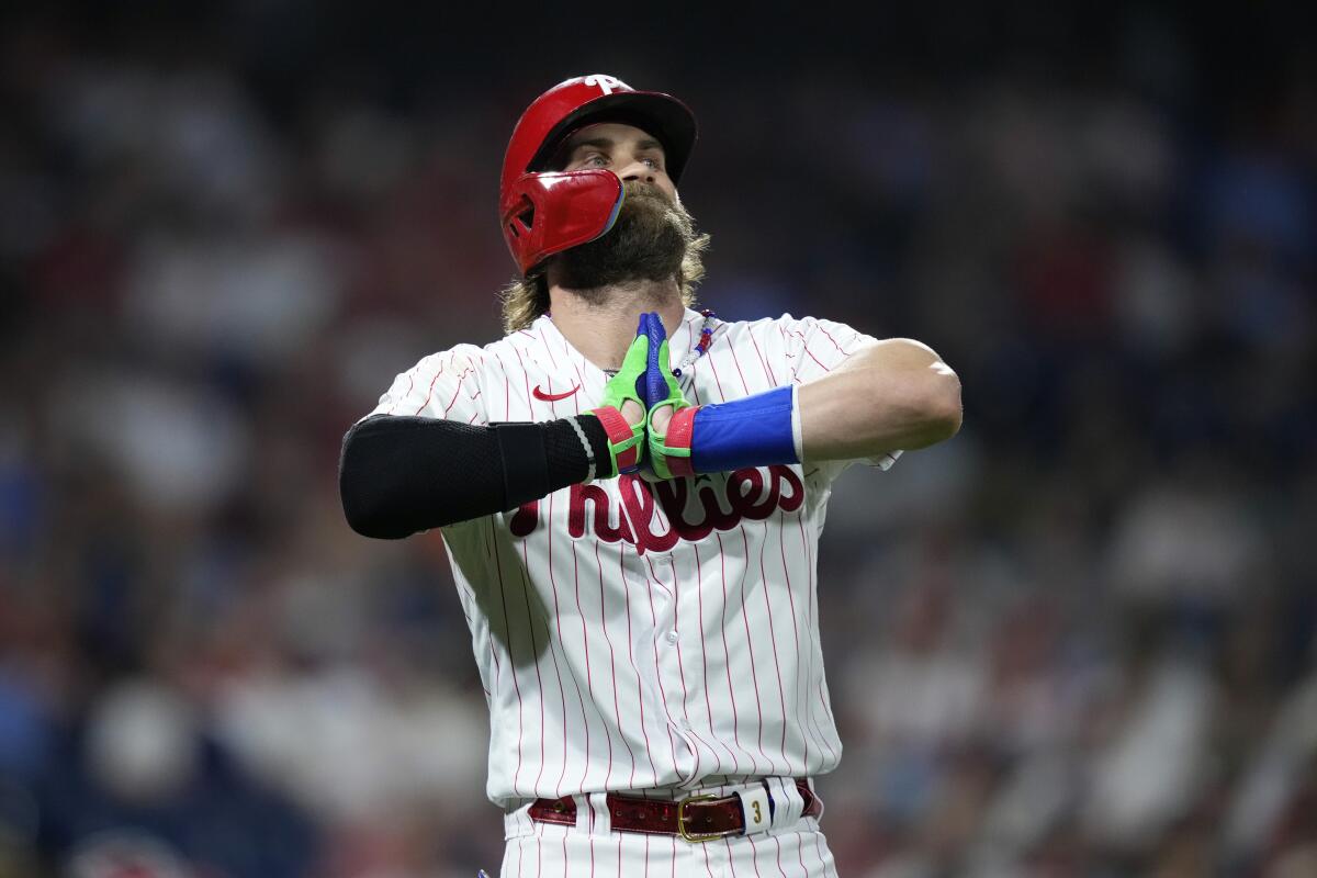 Bryce Harper won't make pitch for Shohei Ohtani to join Phillies in free  agency - The San Diego Union-Tribune