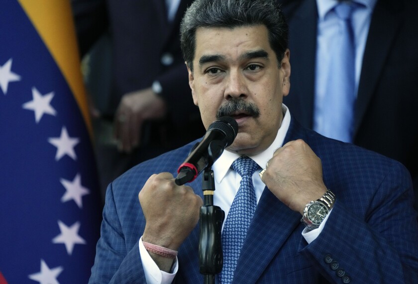 El presidente de Venezuela, Nicolás Maduro,