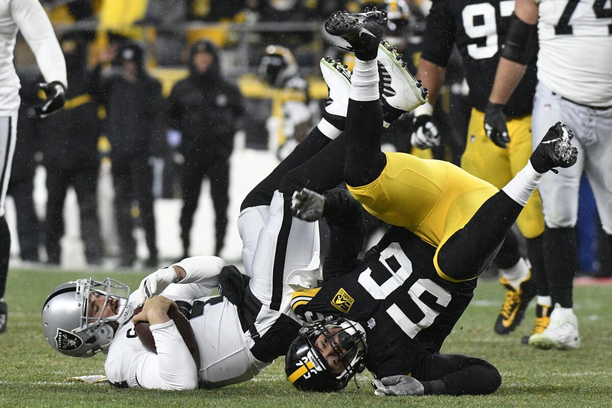 Miscues, missed chances cost Raiders in loss to Steelers - The San Diego  Union-Tribune
