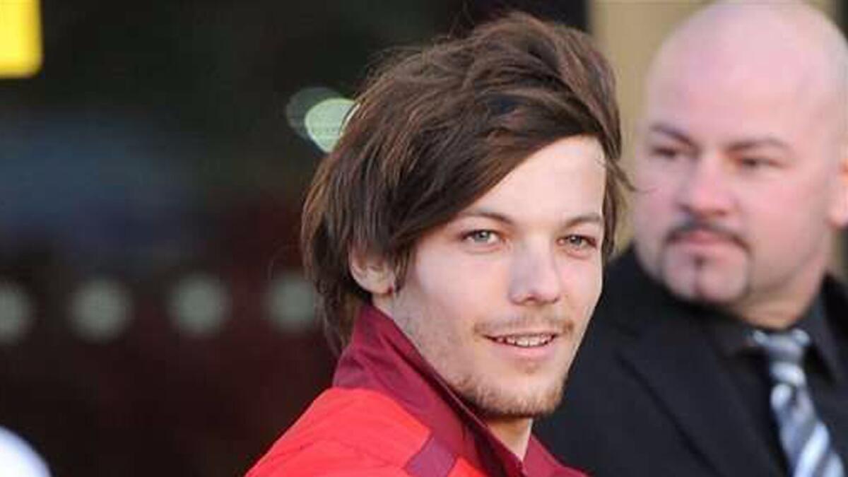 One Direction's Louis Tomlinson in Doncaster, England, in 2014.