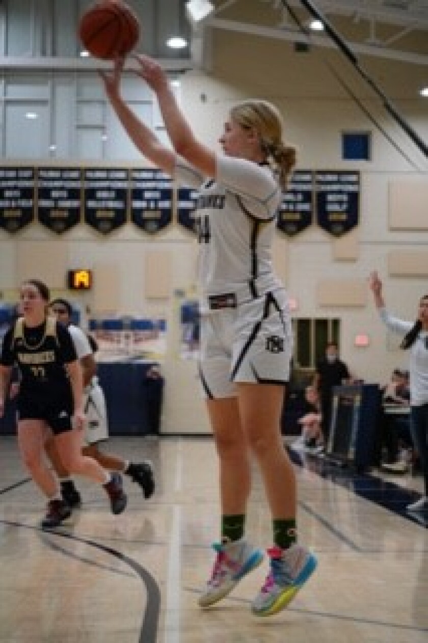 Grace Cooper is scoring at a 9.9 average, second on the team, and with 6.5 rebounds, the No. 3 rebounder.

