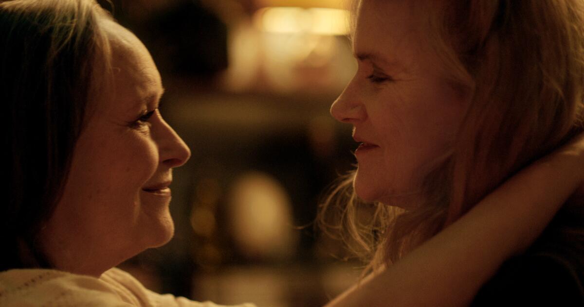 Madeleine (Martine Chevallier) and Nina (Barbara Sukowa) in "Two Of Us".